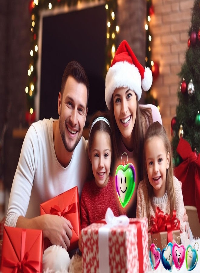 سلسلة مفاتيح صغيرة على شكل قلب من Roaqua، 100 قطعة، مثالية لتوزيعات حفلات أعياد الميلاد، وحفلات عيد الحب، وحفلات الزفاف، وهدايا طلاب المدارس. - Image 5